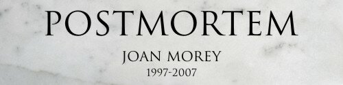 :: joan morey :: postmortem ::